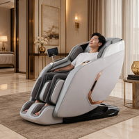 Silla de Masaje Shiatsu Profesional Inteligente Zhouqi con Compresión de Bolsas de Aire y Terapia de Iones Negativos para el Bienestar Corporal Total