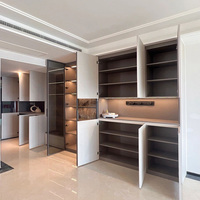 Mueble de Cocina Modular de Madera Maciza de Diseño Contemporáneo, Ecológico, para Comedor, Aparador, Consola, Mesa, Armario, Alacena