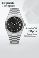 Montre en acier inoxydable au design classique avec logo personnalisé, montre de luxe avec mouvement japonais, montre-bracelet à quartz pour homme de marque haut de gamme japonaise