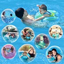 Anillo de Natación Inflable para Bebés, Ecológico, Desmontable, de PVC, Anillo de Natación para Niños - Product Image 2