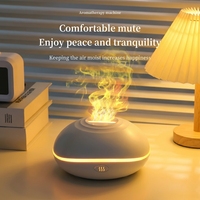 Nouveau diffuseur d'aromathérapie à ultrasons 3D effet flamme, humidificateur d'arômes USB de table pour la maison et l'hôtel