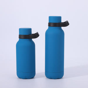 Custom logo Vacuum Insulated Stainless Steel <strong>Water</strong> <strong>Bottle</strong> Small Mouth <strong>Water</strong> <strong>Bottle</strong> with Silicone Handle - Product Image 4