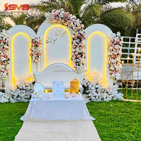 Panneau de fond en acrylique PVC SMS Events Decor pour arrangement floral, ensemble d'arche de mariage et de fête
