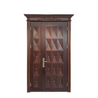 Portes d'église en bois massif de style traditionnel sur mesure, design arqué, étanches, pour usage intérieur, restaurants, hôtels, mosquées, centres commerciaux, halls