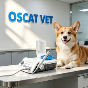 Strumento Veterinario OSCAT: Macchina per la Pulizia Dentale degli Animali Domestici con Controllo Wireless a Risonanza Intelligente per Cliniche Veterinarie - Product Image 1