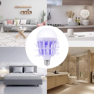 Trampa para Plagas LED 2 en 1 JOYINLED, Bombilla E26/E27 de 220V/110V, Paquete de 1/2, Eliminador de Insectos, Mata Mosquitos para el Hogar, Cocina, Patio - Product Image 4