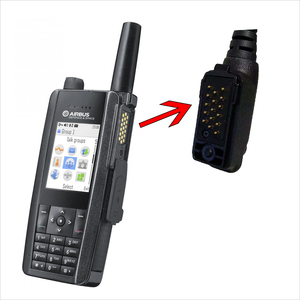 Auriculares HDS-18 con cable en forma de C, audífonos con solapa PTT, Radios para <span class=keywords><strong>Eads</strong></span> Airbus castidian TH1n THR8 - Product Image 5