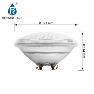 Lumière <span class=keywords><strong>LED</strong></span> pour <span class=keywords><strong>piscine</strong></span> certifiée IP68 <span class=keywords><strong>avec</strong></span> commande WiFi, <span class=keywords><strong>ampoule</strong></span> de remplacement PAR56 en verre, 12V 18W/24W/35W, lumière sous-marine RGB - Product Image 3