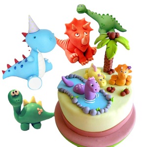 Vendita calda carino dinosauro <span class=keywords><strong>Cake</strong></span> <span class=keywords><strong>Topper</strong></span> piccola statua piccola figurina artigianato figura ornamento per la decorazione della torta - Product Image 5
