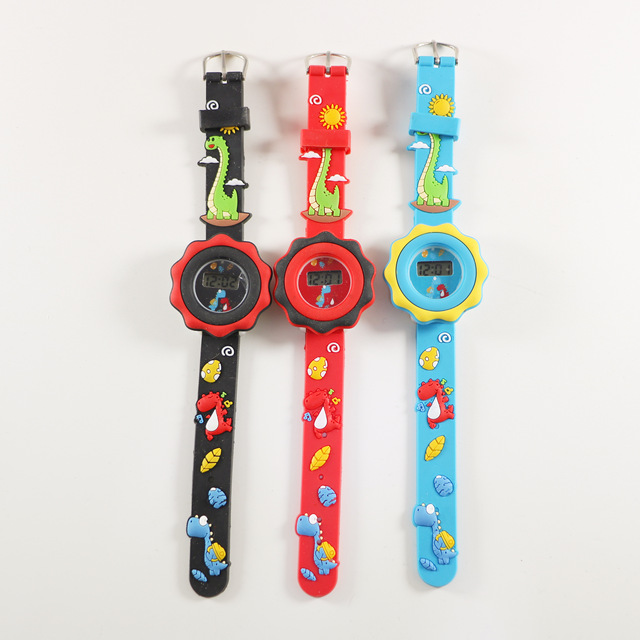 Children's Watch Multi-color Plastic Toy Electronic Watch;