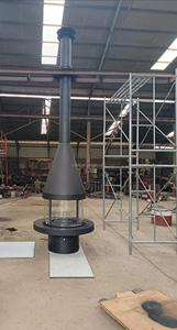 Cheminée suspendue sur mesure <span class=keywords><strong>pour</strong></span> un usage domestique bois de chauffage suspendu irrégulier décoration de chauffage au <span class=keywords><strong>feu</strong></span> réel <span class=keywords><strong>pour</strong></span> Villa Cottage Living - Product Image 4