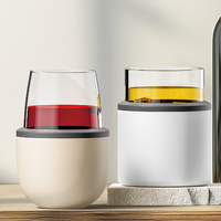 Gobelet à café en verre 10oz (300ml) transparent réutilisable sans BPA avec couvercle moderne unisexe personnalisable avec logo LINGQI