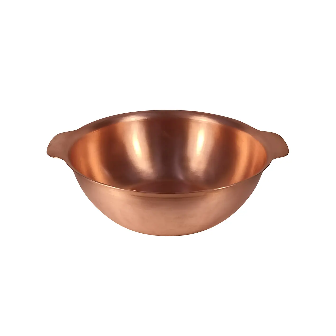 99.9% copper Multifunctional Nonstick Round Copper Pot Colorfast Durable Red Metal Copper Ware For Multi Use