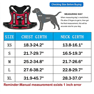 New Explosion-Proof Shock Absorbing Dog Towing With Night Vision Reflective Pet Dog Vest - Product Image 2