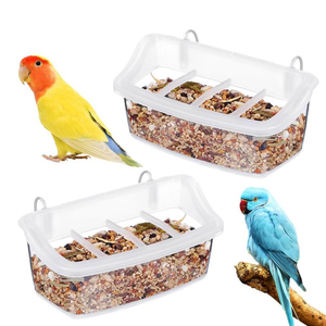 Vente en gros d'abreuvoirs pour oiseaux, bols d'alimentation pour oiseaux étanches, cage en plastique, distributeur de nourriture, mangeoire pour pigeons - Product Image 1