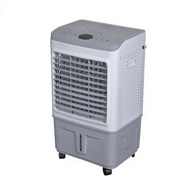 Myanmar Mini Portable Evaporative Air Cooler 4000m3/h 20L Remote Control Plastic Cover DC Fan Motors Pump-Core Air Conditioner
