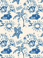 Vente d'usine – Foulard d'été léger en georgette de chiffon 100 % polyester, imprimé léopard bleu et fleurs coquillages, 80 g/m², effet perle, pour filles