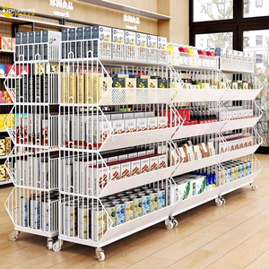 מדפי סופרמרקט, סלים מלוטשים, מדפי חטיף, חנות נוחות מזון כלובים, מדפי תצוגת צעצוע, נייד - Product Image 3