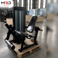 Machine à extensions de jambes professionnelle double fonction pour entraînement de force des jambes, équipement de gym à charge par plaques