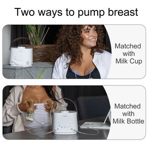 <span class=keywords><strong>Extractor</strong></span> de <span class=keywords><strong>Leche</strong></span> Doble Recargable con Succión YOUHA Factory, Diseño con Luz Nocturna, Succión Fuerte, Grado Médico - Product Image 2