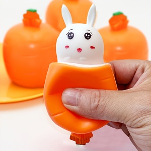 Giocattolo Divertente a Forma di Coniglio con Testa di Carota, Gioco Educativo in Plastica per Bambini dai 5 ai 7 <span class=keywords><strong>Anni</strong></span> - Product Image 4
