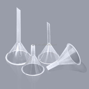 Atacado Transparente Mini Plástico Pequeno Funil para Perfume Cosméticos Embalagem Funil Líquido - Product Image 4