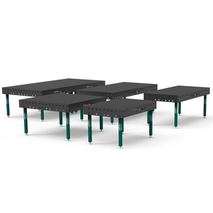 Smart GPPH <b>welding</b> <b>bench</b> with 12mm thick wheels, 16mm holes, dimensions from 1.5 to 3 meters - Product Image 2