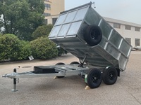 4500kg Canada Conception de porte de grange Tailgate Truck Cargo Remorque de déchargement hydraulique