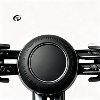 Volant de direction personnalisé en cuir véritable noir et carbone pour Mercedes-Benz W117 Classe E et Classe G