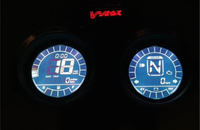 Instrumen sepeda Motor Digital Speedometer sepeda Motor, tampilan aksesori Motor Suzuki GN-style cruiser Tachometer
