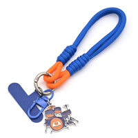 Nouveau design de cordon de téléphone, lanière de poignet anti-perte, cordon coloré avec pendentif personnalisé