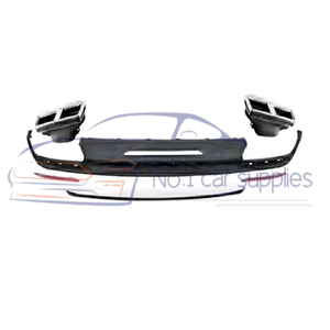14-17 para <span class=keywords><strong>Mercedes</strong></span> <span class=keywords><strong>Clase</strong></span> S W222 modificado S65 AMG difusor de labio trasero - Product Image 6
