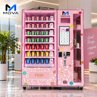 Mova Distributeur Automatique Intelligent de Produits pour Ongles, Kiosque de Beauté et Cosmétiques Personnalisés, Vente en Gros OEM Marque Privée, Station Automatique d'Art des Ongles pour Centres Commerciaux
