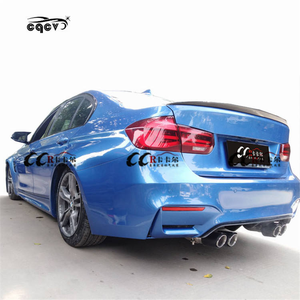 Kit carrosserie pour BMW série <span class=keywords><strong>3</strong></span> F30 F35 M3 Style pare-chocs avant pare-chocs arrière jupes latérales garde-boue passages de roue pièce auto Tunning - Product Image 3