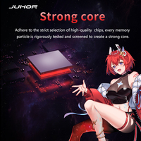JUHOR 3600MHz DDR4 32GB/16GB*2 RAM 1.2V/1.35V 3-Year Warranty for Desktop Gaming in Stock