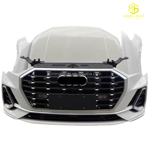 Parachoques delantero con parrilla y radar para Audi Q3 RS3 (2021-2025), kit de carrocería para ensamblaje de panel de radiador y seguro de <span class=keywords><strong>coche</strong></span> - Product Image 2