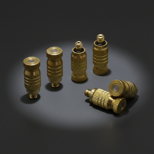 Boquilla de Manguera de Agua de Baja Presión, Pulverizador Atomizador de Alta Presión, Boquillas de Latón para Riego por Nebulización para Invernaderos y Jardinería - Product Image 1