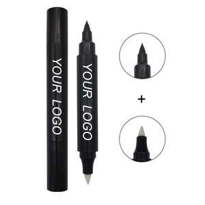 OEM/ODM <span class=keywords><strong>Eyeliner</strong></span> Timbro 2 double-sided penne alato <span class=keywords><strong>eyeliner</strong></span> liquido timbro con gomma - Product Image 5