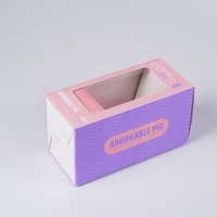 Boîte d'emballage en papier kraft avec fenêtre en PVC, impression couleur de haute qualité avec logo personnalisé, boîte d'emballage cylindrique pour bouteille d'eau