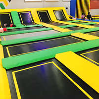 Tapis de saut de remplacement noir pour trampoline, accessoires pour aire de jeux intérieure, filet de saut de rechange pour parc de trampolines