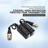 FansuTi Vigilancia CCTV UTP BNC a Rj45 Convertidor 1080P Pasivo 2MP Video Balun para cámara IP CCTV