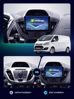 Ford Transit Tourneo Custom 2016-2020 Android 12 Lecteur multimédia de voiture Radio Écran stéréo Wifi Système de navigation GPS