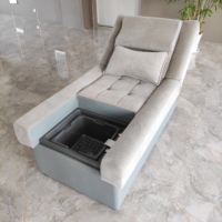 Fauteuil de pédicure électrique, fauteuil de réflexologie plantaire, mobilier de salon, table de massage avec trou pour le visage, pour massage corporel et massage des pieds