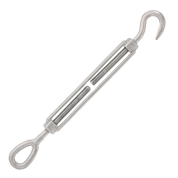 Factory Price US Type Stainless Steel Adjustable Turnbuckle with Eye and Hook