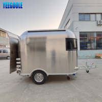 COMME Mobile boutiques de fourgons de nourriture mobiles de remorque de nourriture mobile caravane à vendre