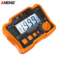 Mégohmmètre Numérique MH10 Testeur de Résistance d'Isolation 100/250/500/1000V Compteur de Haute Résistance de Précision pour Électricien