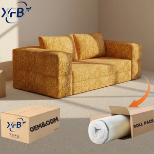 Canapé-<span class=keywords><strong>lit</strong></span> convertible multifonctionnel pliable sous vide, meuble <span class=keywords><strong>de</strong></span> salon portable et peu encombrant pour appartement - Product Image 1