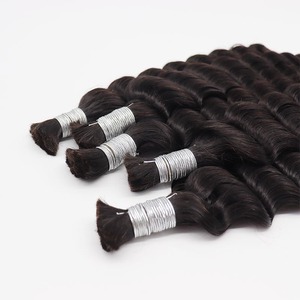 Cabello humano de onda profunda al por mayor, cabello trenzado a granel, cutícula alineada, cabello humano vietnamita, Virgen sin procesar - Product Image 3