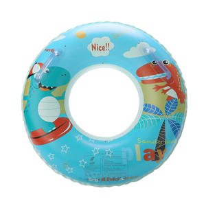 Flotador Inflable de Pollo Feliz para Niños, Anillo de Natación de PVC de 28 mm de Grosor con Diseño de Dibujos Animados, Juguete Acuático - Product Image 3