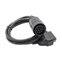 Para motocicletas BMW, adaptador de 10 pines, Cable de para BMW, conector de diagnóstico OBD2 de 10 pines a 16 Pines, Cable de extensión OBD2 para motocicletas